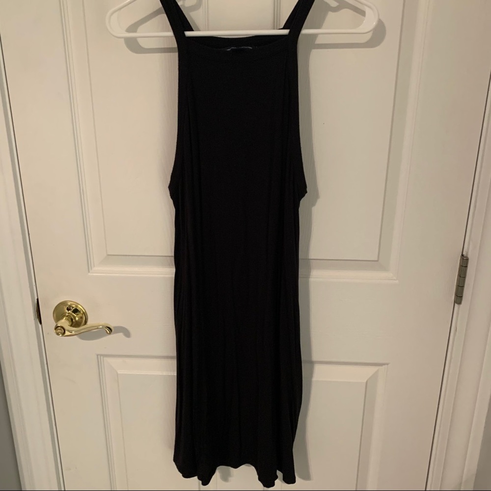 Square neck shift dress